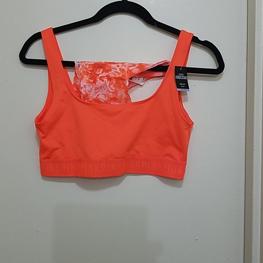 VS Pink sports bra. Light ULTIMATE unlined sports bra - Picture 2 of 6